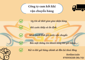 Cam kết dịch dụ vận chuyển hàng hoá tại Vận Tải Sài Gòn 24H