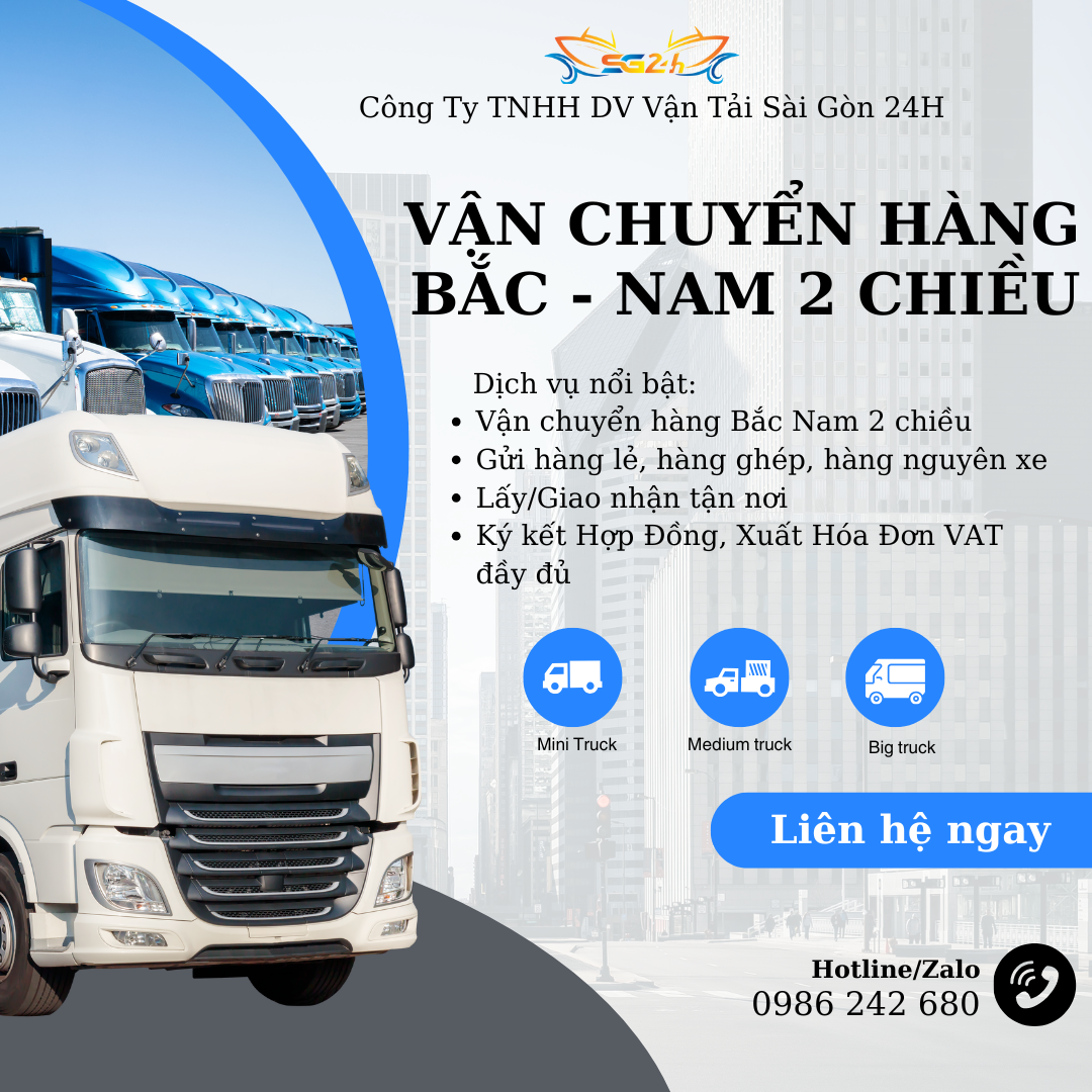 VTSG24H - Vận Chuyển Hàng Hóa Chuyên Nghiệp