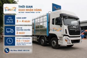 Thời gian vận chuyển hàng từ HCM đi Hưng yên