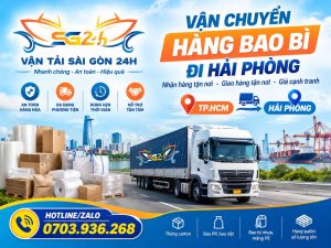 Vận chuyển hàng bao bì đi Hải Phòng